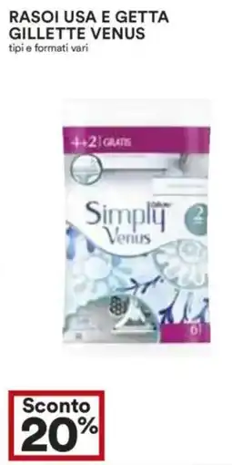Coop Superstore Rasoi usa e getta GILLETTE VENUS offerta