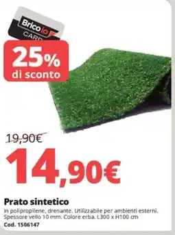 Brico Io Prato sintetico offerta