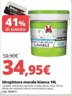 Brico Io Idropittura murale bianca offerta