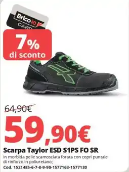 Brico Io Scarpa Taylor ESD S1PS FO SR offerta