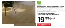 Leroy Merlin Pavimento SPC PUGLIA rovere miele - 5 mm offerta
