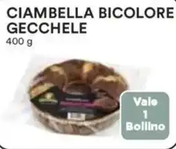 Coop Superstore Ciambella bicolore gecchele offerta