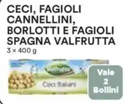Coop Superstore Ceci, fagioli cannellini, borlotti e fagioli spagna VALFRUTTA offerta