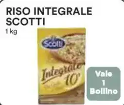Coop Superstore Riso integrale SCOTTI offerta