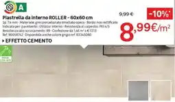 Leroy Merlin Plastrella da interno ROLLER - 60x60 cm offerta