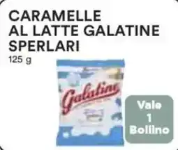 Coop Superstore Caramelle al latte galatine SPERLARI offerta