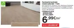 Leroy Merlin Pavimento laminato rovere naturale - 7 mm offerta