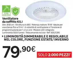 Leroy Merlin Ventilatore da soffitto KILI offerta