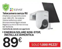 Leroy Merlin EZVIZ Telecamera senza fill offerta