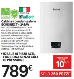 Leroy Merlin Caldala a condensazione ECODIRECT-24 kW offerta