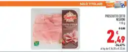 Conad PROSCIUTTO COTTO NEGRONI offerta
