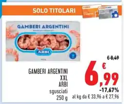 Conad GAMBERI ARGENTINI XXL offerta