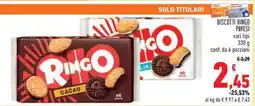 Conad BISCOTTI RINGO PAVESI offerta