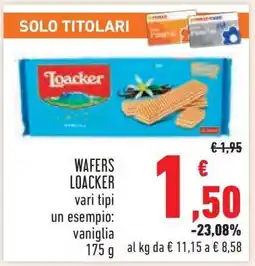 Conad WAFERS LOACKER offerta