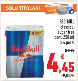 Conad Red Bull offerta