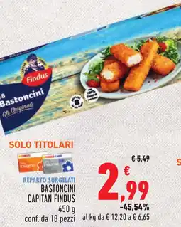 Conad Bastoncini capitan FINDUS offerta