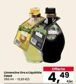 Eurospar Limoncino Oro o Liquirizia Faled offerta