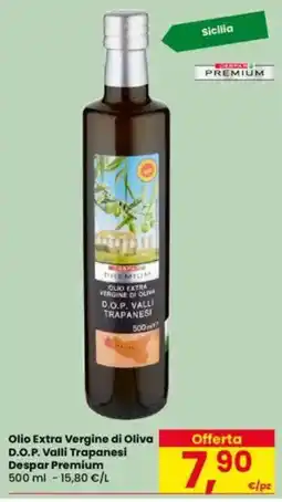 Eurospar Olio Extra Vergine di Oliva D.O.P. Valli Trapanesi Despar Premium offerta
