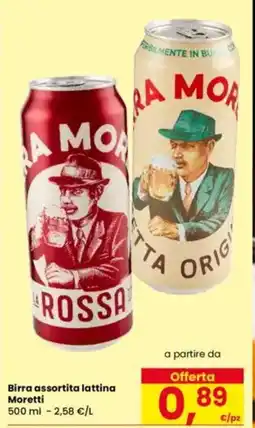 Eurospar Birra assortita lattina Moretti offerta