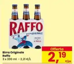 Eurospar Birra Originale Raffo offerta