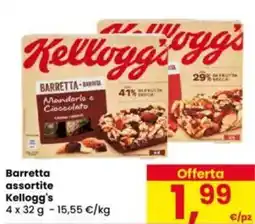 Eurospar Barretta assortite Kellogg's offerta