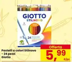 Eurospar Pastelli a colori Stilnovo - 24 pezzi Giotto offerta