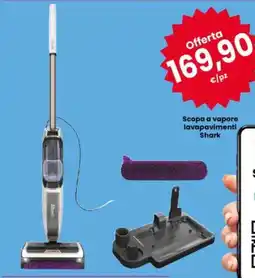 Eurospar Scopa a vapore lavapavimenti Shark offerta