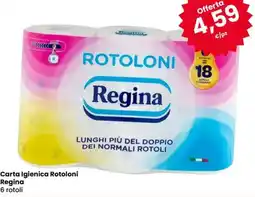 Eurospar Carta Igienica Rotoloni Regina offerta