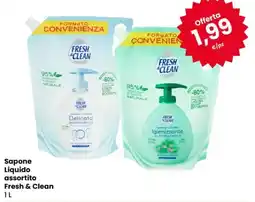 Eurospar Sapone Liquido assortito Fresh & Clean offerta