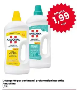 Eurospar Detergente per pavimenti, profumazioni assortite Amuchina offerta