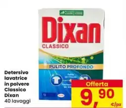 Eurospar Detersivo lavatrice in polvere Classico Dixan offerta