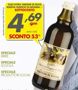 Italmark Olio extra vergine di oliva riserva oleificio di moniga offerta