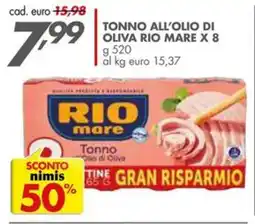 Italmark Tonno all'olio di oliva RIO MARE offerta