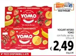 Spazio Conad Yogurt intero YOMO offerta