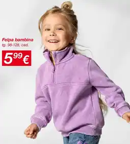 KiK Felpa bambina offerta