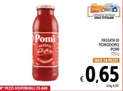 Spazio Conad Passata di pomodoro POMÌ offerta