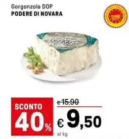 Iper La Grande Gorgonzola DOP PODERE DI NOVARA offerta