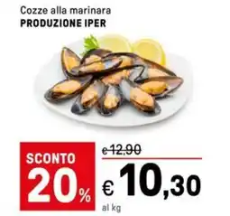 Iper La Grande Cozze alla marinara PRODUZIONE IPER offerta