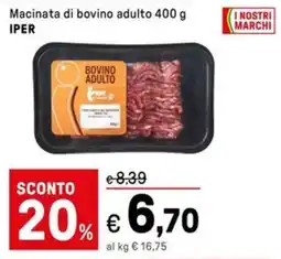 Iper La Grande Macinata di bovino adulto IPER offerta