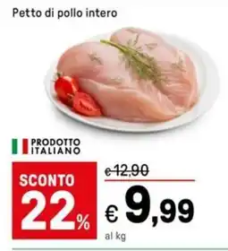 Iper La Grande Petto di pollo intero offerta