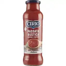 Coop PASSATA RUSTICA DI POMODORO CIRIO offerta