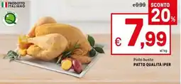 Iper La Grande Pollo busto PATTO QUALITÀ IPER offerta