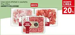 Iper La Grande Linea salumi affettati in vaschetta AMORETTI COLLEZIONE offerta