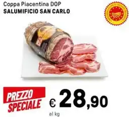 Iper La Grande Coppa Piacentina DOP SALUMIFICIO SAN CARLO offerta