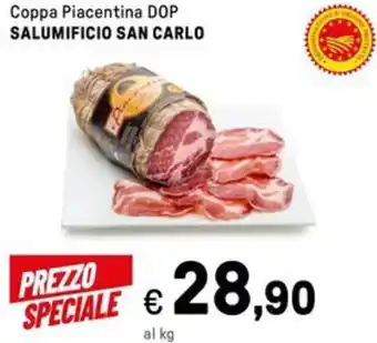 Iper La Grande Coppa Piacentina DOP SALUMIFICIO SAN CARLO offerta