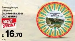 Iper La Grande Formaggio Alpe di Fiemme GRUPPO FORMAGGI DEL TRENTINO offerta