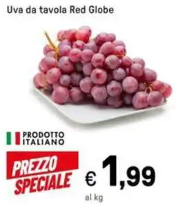 Iper La Grande Uva da tavola Red Globe offerta