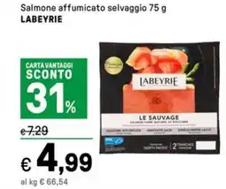 Iper La Grande Salmone affumicato selvaggio LABEYRIE offerta
