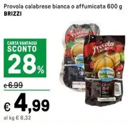 Iper La Grande Provola calabrese bianca o affumicata BRIZZI offerta