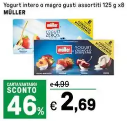Iper La Grande Yogurt intero o magro gusti assortiti MÜLLER offerta